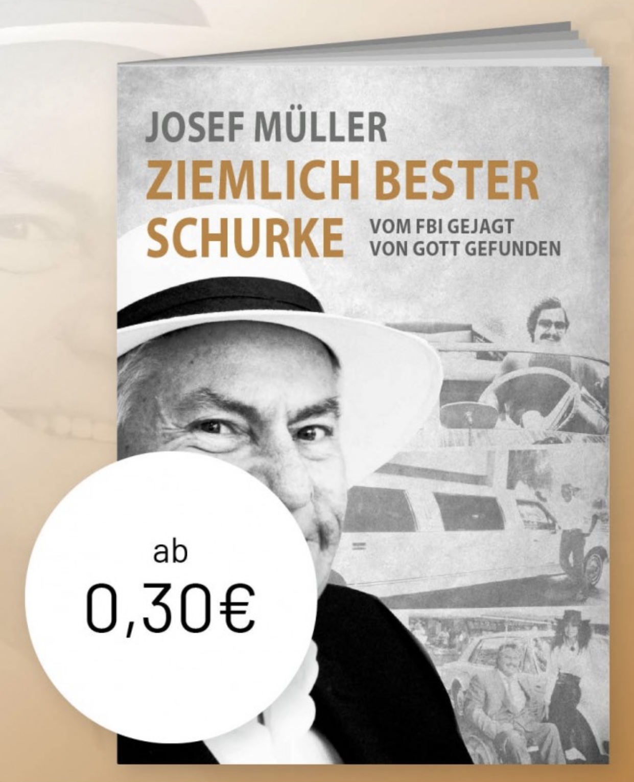Josef Müller Traktat - evangelistisches Heft mit Lebensgeschichte